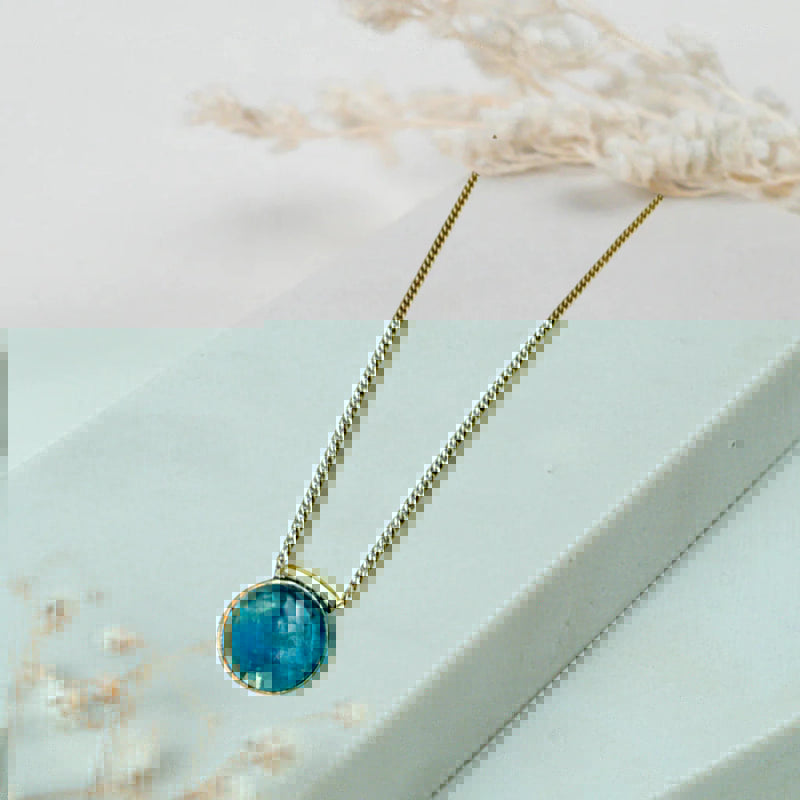 Kioo Necklace BLUE