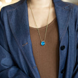 Kioo Necklace BLUE